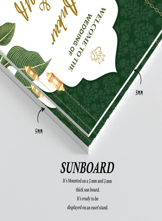 Theme My Party Custom Indian Wedding Ceremony Signage I Customised Indian Wedding Sign Board I Indian Ceremony Welcome Signage for Wedding Decoration - Image 5